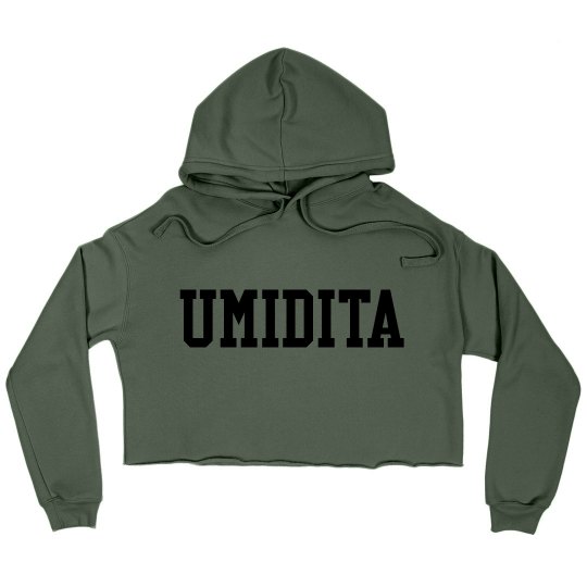 Umidita Cropped Hoodie