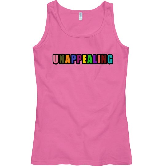 "Unappealing" Lucy LaRue Fitted Tank Top