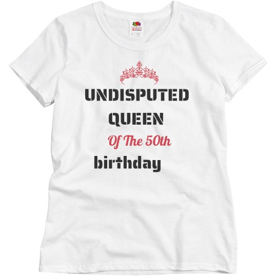 Undisputed queen of the birthday