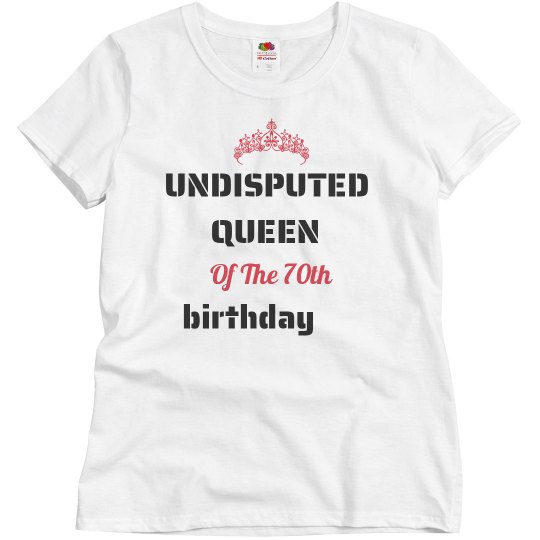 Undisputed queen of the birthday