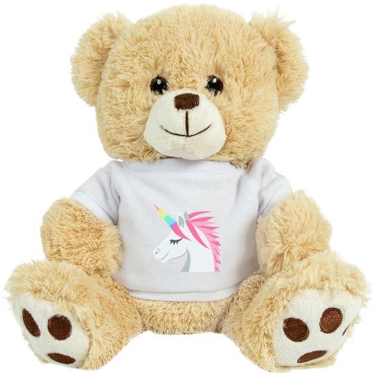Unicorn Face Medium Plush Teddy Bear Unicorn Face Medium Plush Teddy Bear