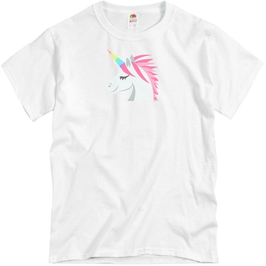 Unicorn Face Unisex Tee