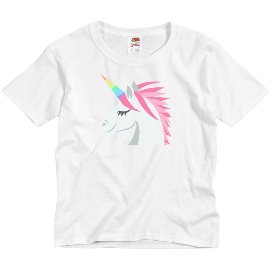 Unicorn Face Youth Tee
