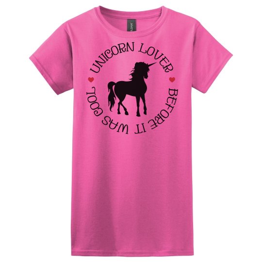 Unicorn Lover Before It Was Cool Shirt Unicorn Lover Before It Was Cool Shirt