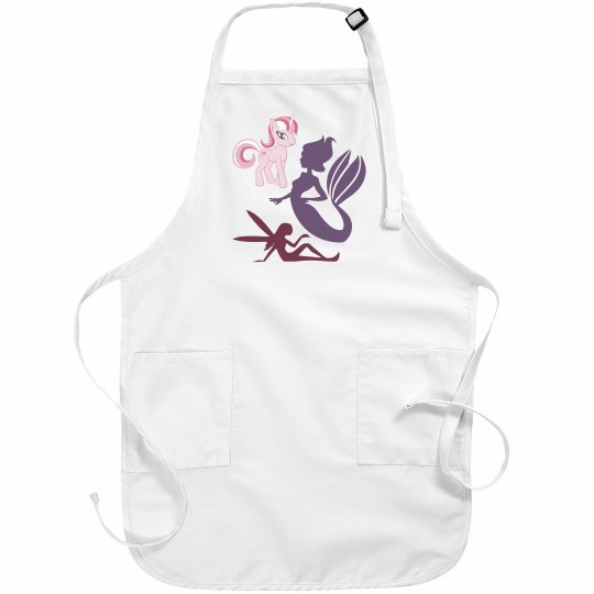 Unicorn, Mermaid, &  Fairy apron