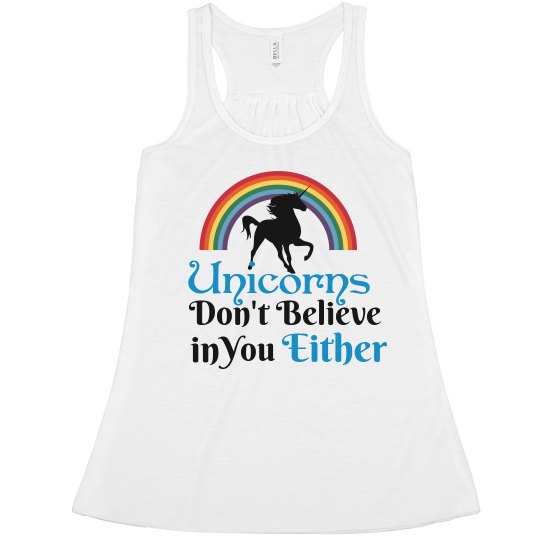 Unicorns - Believe tank blue Unicorns - Believe tank blue