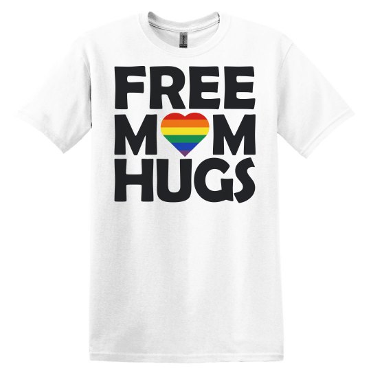 Unisex Basic Tee Free Mom Hugs Black Font Unisex Basic Tee Free Mom Hugs Black Font