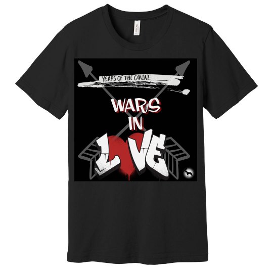 Unisex Black/Red Wars in Love Tee