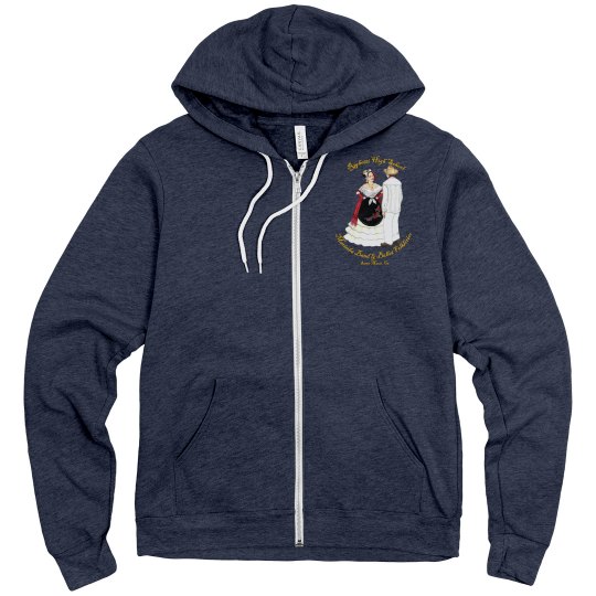 Unisex Full Zip Midweight Hoodie - Covarrubias/Palomita