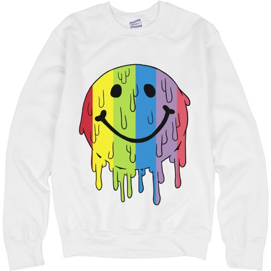 Unisex Hanes Ultimate Cotton Crewneck Sweatshirt Trippy