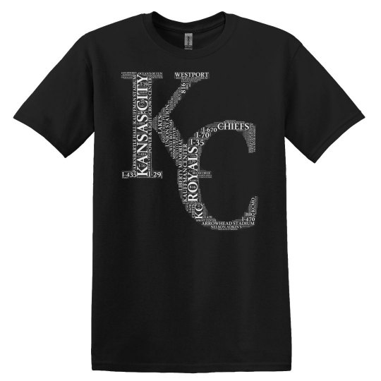 Unisex KC MO Word T