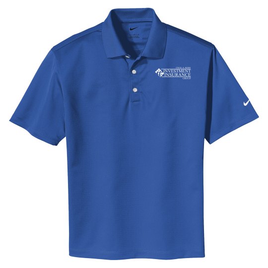 Unisex Nike Basic Dri Fit Polo Shirt Royal