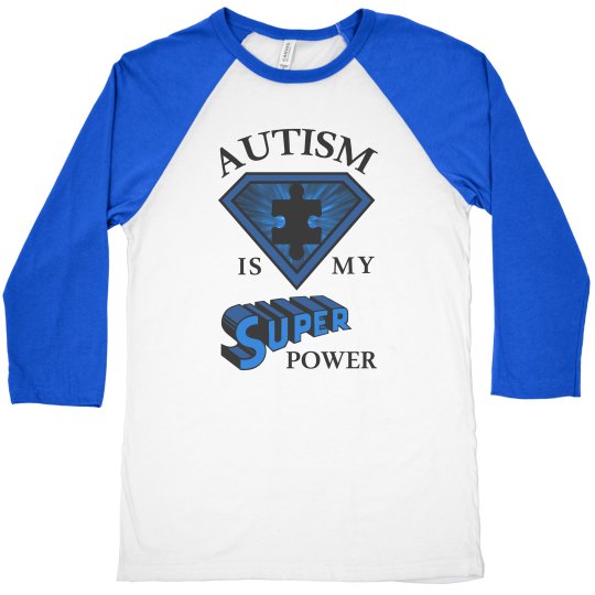 Unisex Raglan Autism POWER T