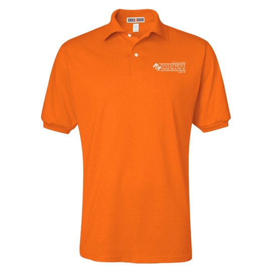 Unisex SpotShield 50/50 Polo Shirt Orange