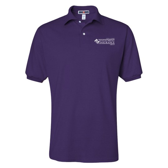 Unisex SpotShield 50/50 Polo Shirt Purple