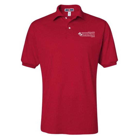 Unisex SpotShield 50/50 Polo Shirt True Red
