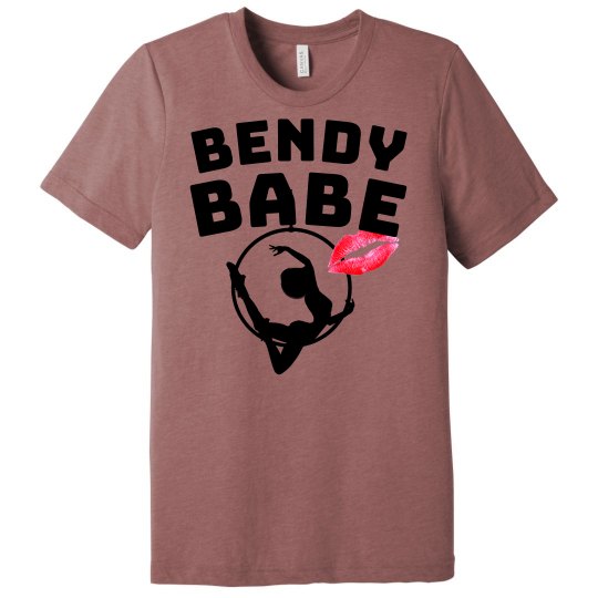 Unisex Super Soft HEDS Bendy Babe Tee Unisex Super Soft HEDS Bendy Babe Tee