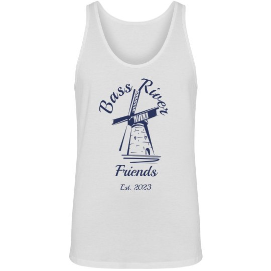 Unisex tank, Blue Logo