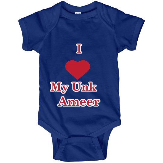 unk ameer onesie