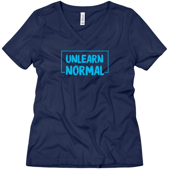 UnlearnNormal V-neck T