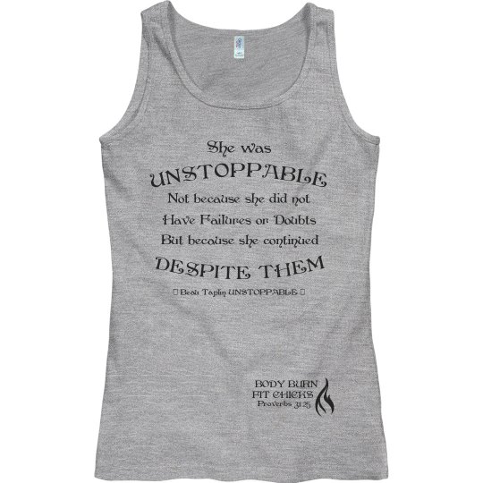 Unstoppable Grey Tank