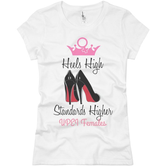 upei heels tee upei heels tee