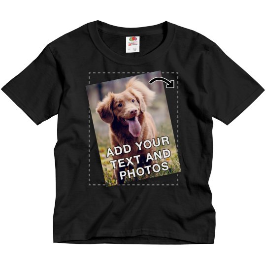 Upload A Photo To A Kids Tee