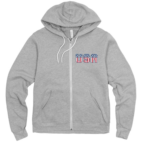 USA flag hoodie