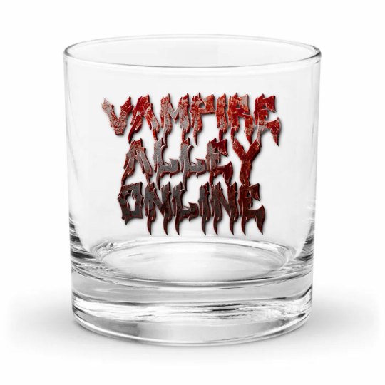 Vampire Alley Online Drink Glass Vampire Alley Online Drink Glass
