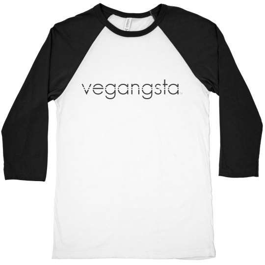 vegangsta 3/4 raglan vegangsta 3/4 raglan