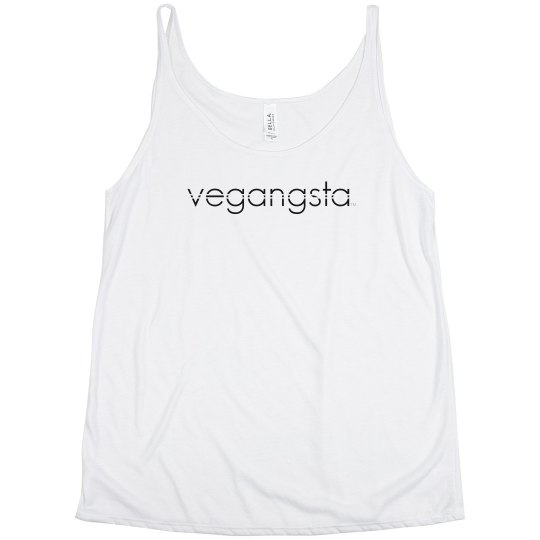vegangsta slouchy tank top