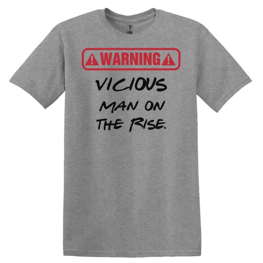 Vicious Man on the Rise Tee Vicious Man on the Rise Tee