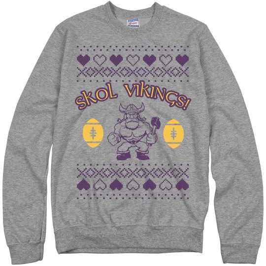 Vikings Ugly Christmas Sweater Vikings Ugly Christmas Sweater