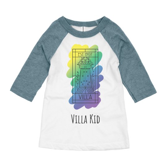 Villa Kid Painted Logo Baseball Shirt