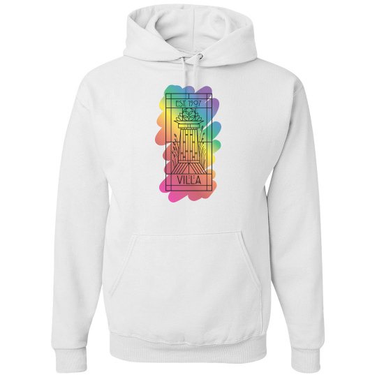 Villa Rainbow Painted Logo Hoodie