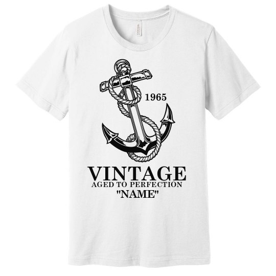 Vintage Anchor Birthday shirt 