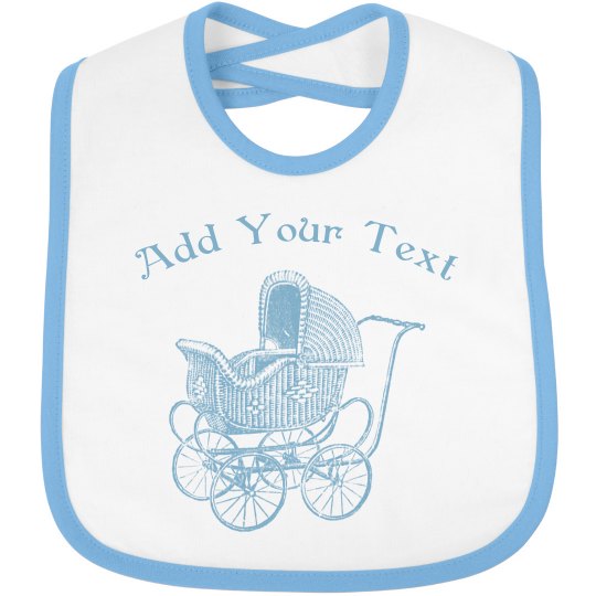 Vintage Blue Baby Carriage