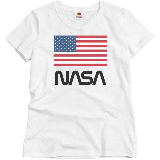 Vintage NASA USA American Flag Vintage NASA USA American Flag