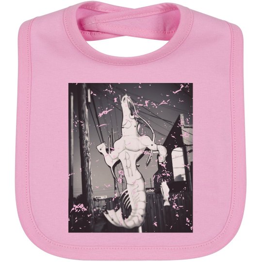 Vintage style baby bib