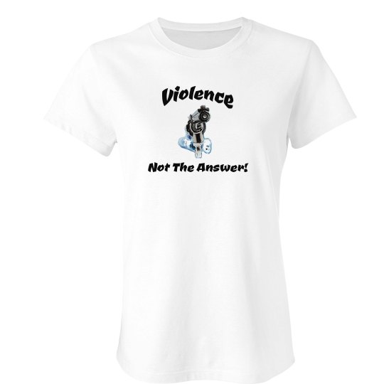 Violence Not The Answer Tee Shirt
