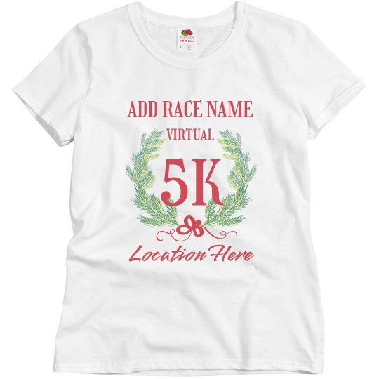 Virtual 5K Custom Wreath Top 