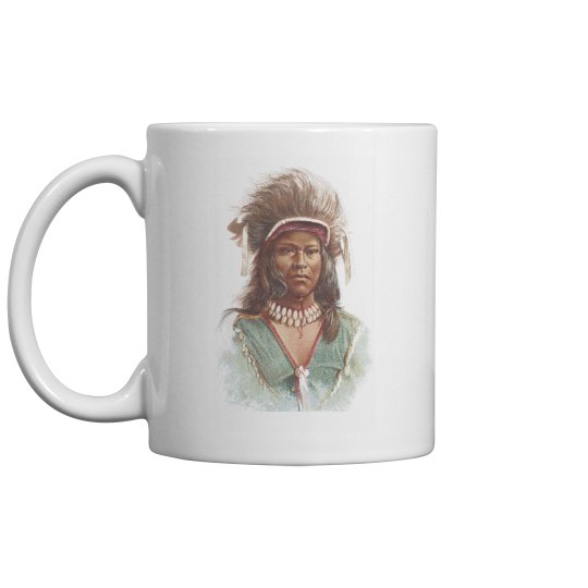 Warm Springs Chief: Agate Arrowpoint Coffee Mug