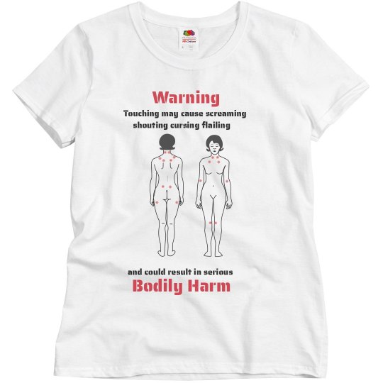 WARNING! Funny Tender Point Tee WARNING! Funny Tender Point Tee