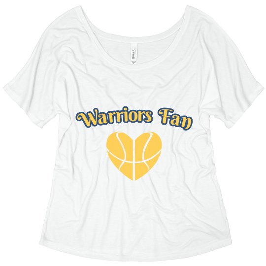 warriors girly tee