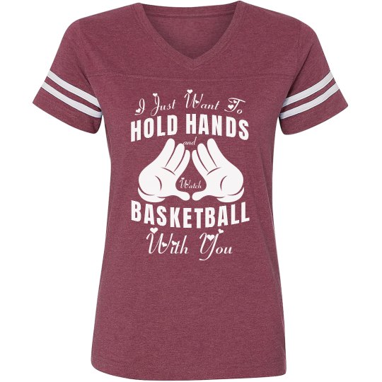 Watch basketball with you