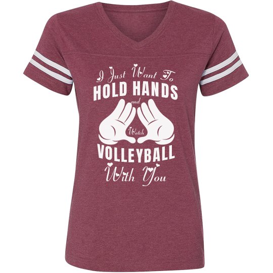 Watch volleyball with you