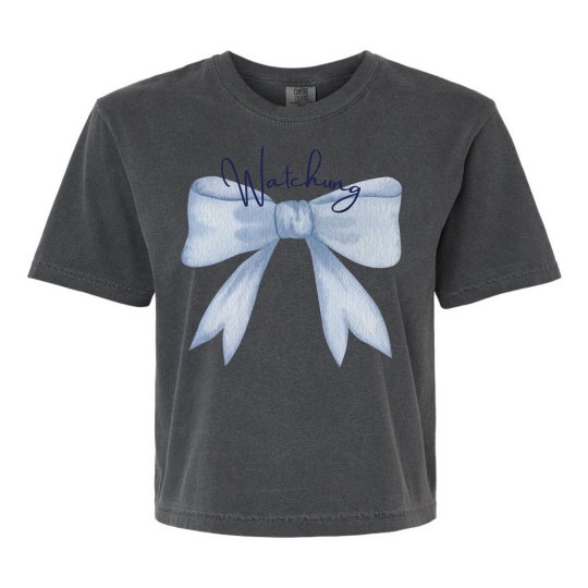 Watchung bow womens crop gray