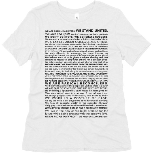 We Are Social Marketers - Black & white 