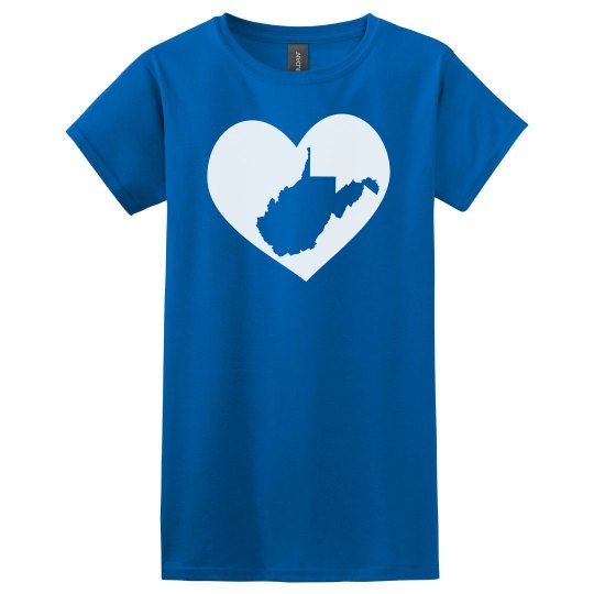 West Virginia In My Heart State Pride T-Shirt West Virginia In My Heart State Pride T-Shirt