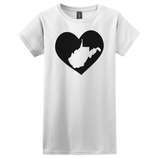 West Virginia In My Heart State Pride T-Shirt